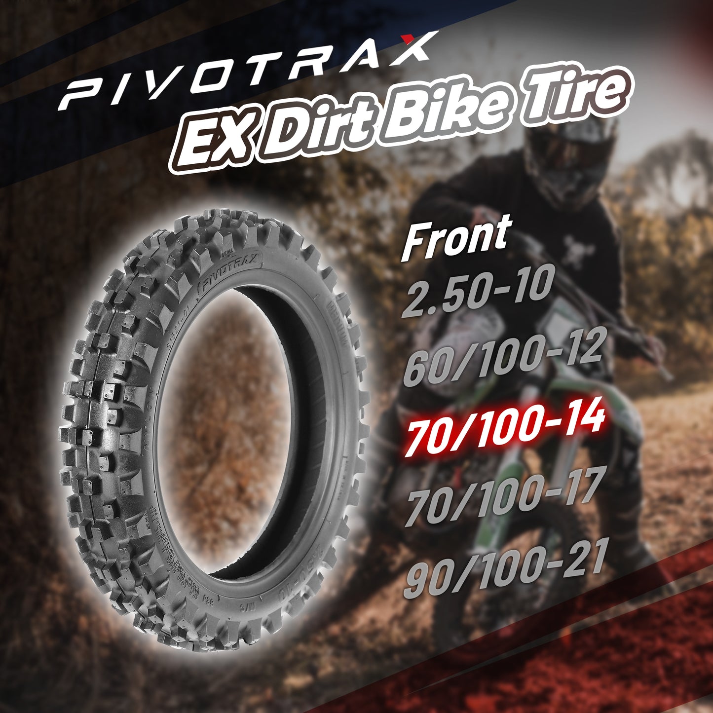 EX Front Dirt Bike Tires