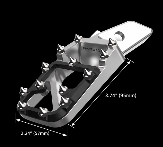 CNC Machined Cyber Pegs for Sur-Ron UltraBee & LBX Platform