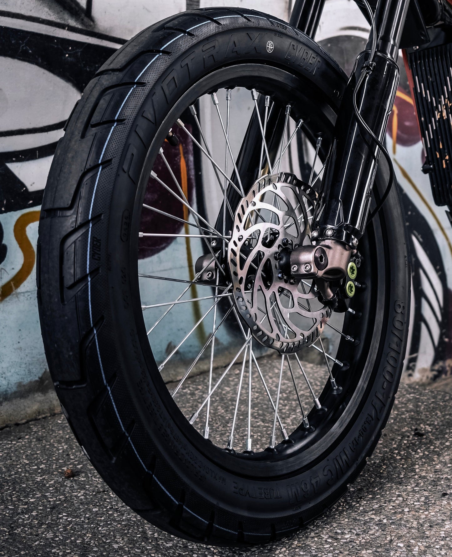 PIVOTRAX CYBER 80/100-17 Street Tire – High-Performance On-Road Tire