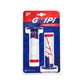 GRIPi Handlebar Grips – Triple Color Injection (Red/Blue/White), Fit for Dirt Bikes & E-Dirt Bikes, Anti-Slip, Durable Motorcycle Grips