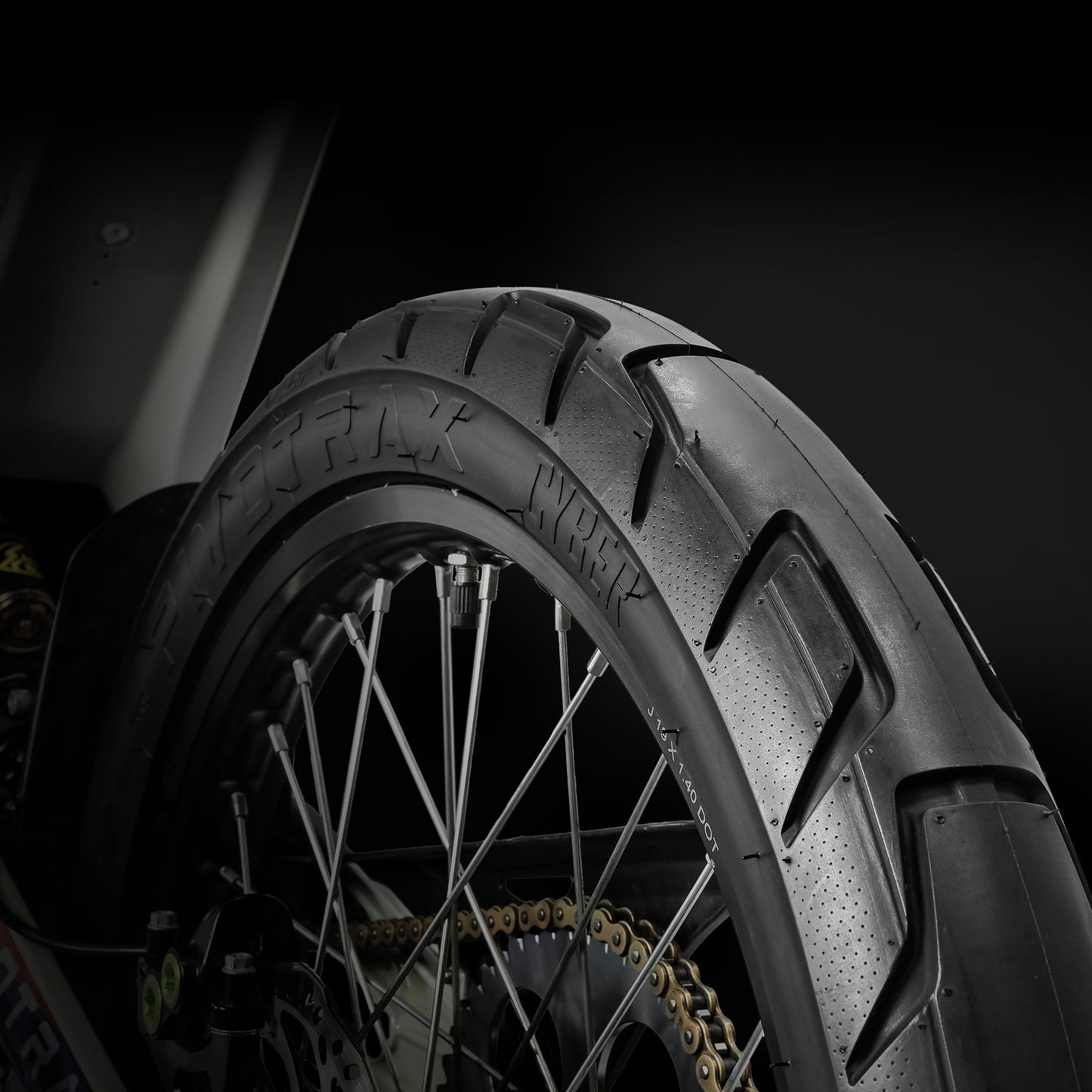 PIVOTRAX CYBER 70/100-12 Street Tire – High-Performance On-Road Tire