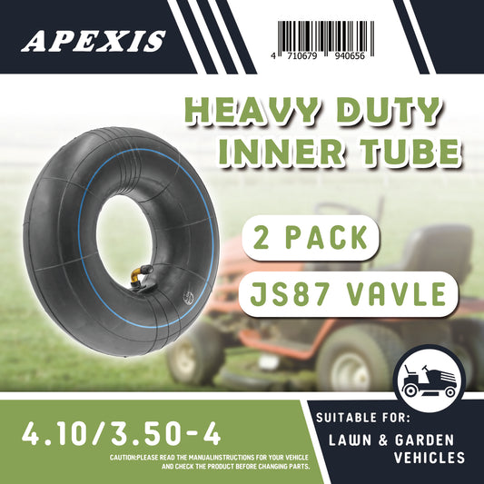 APEXIS Premium Replacement Tire Inner Tubes - Fits for Hand Trucks, Dollies, Wheelbarrows, Lawn Mowers, Trailers